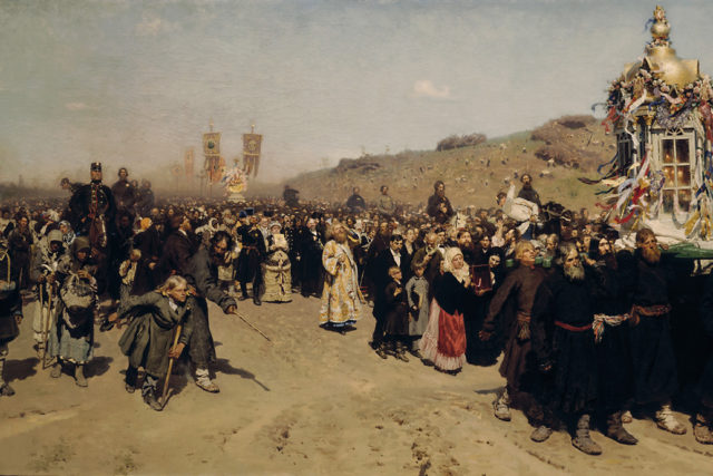 Экспозиция произведений Ильи Ефимовича Репина (1844–1930) в Третьяковке.